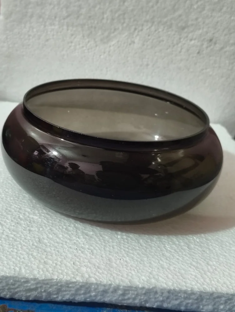 Black Glass Bowl