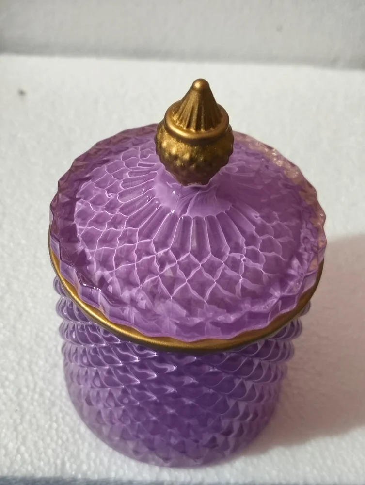 Purple Metal Container