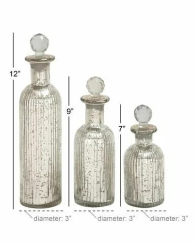 Glass Tealight Bottle Jar