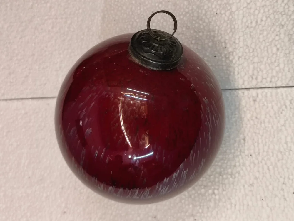 Maroon Christmas Hanging Ball